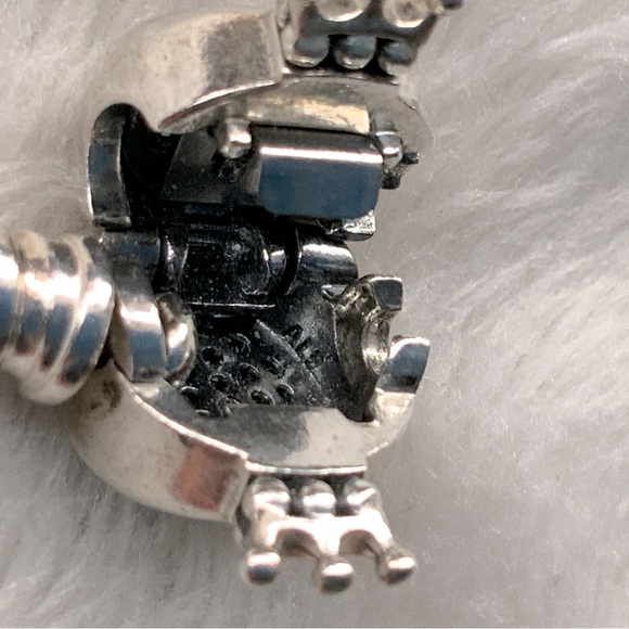 Genuine Pandora Snake Chain Crown O Clasp Bracelet - Picture 11 of 11